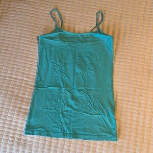 Medium light blue No Boundaries tank top.